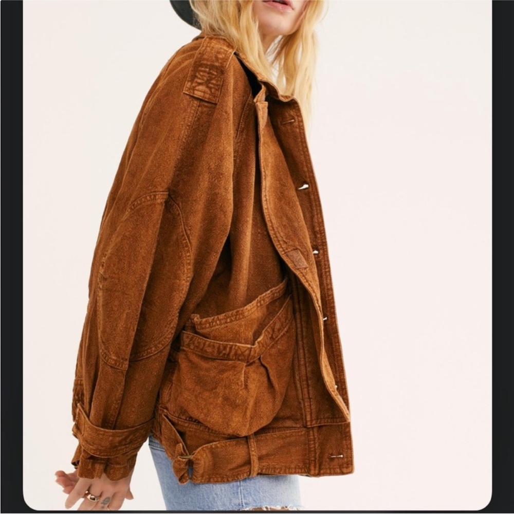 Free People Jayde Safari Bomber Jacket Size XS - Picture 2 of 12
